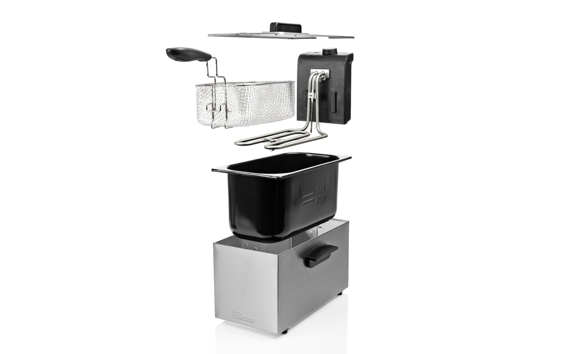 Fritteuse FR - 6946 0.6 kg, Silber - MEGART