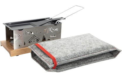 Teelicht - Raclette Bergdorf Silber - MEGART