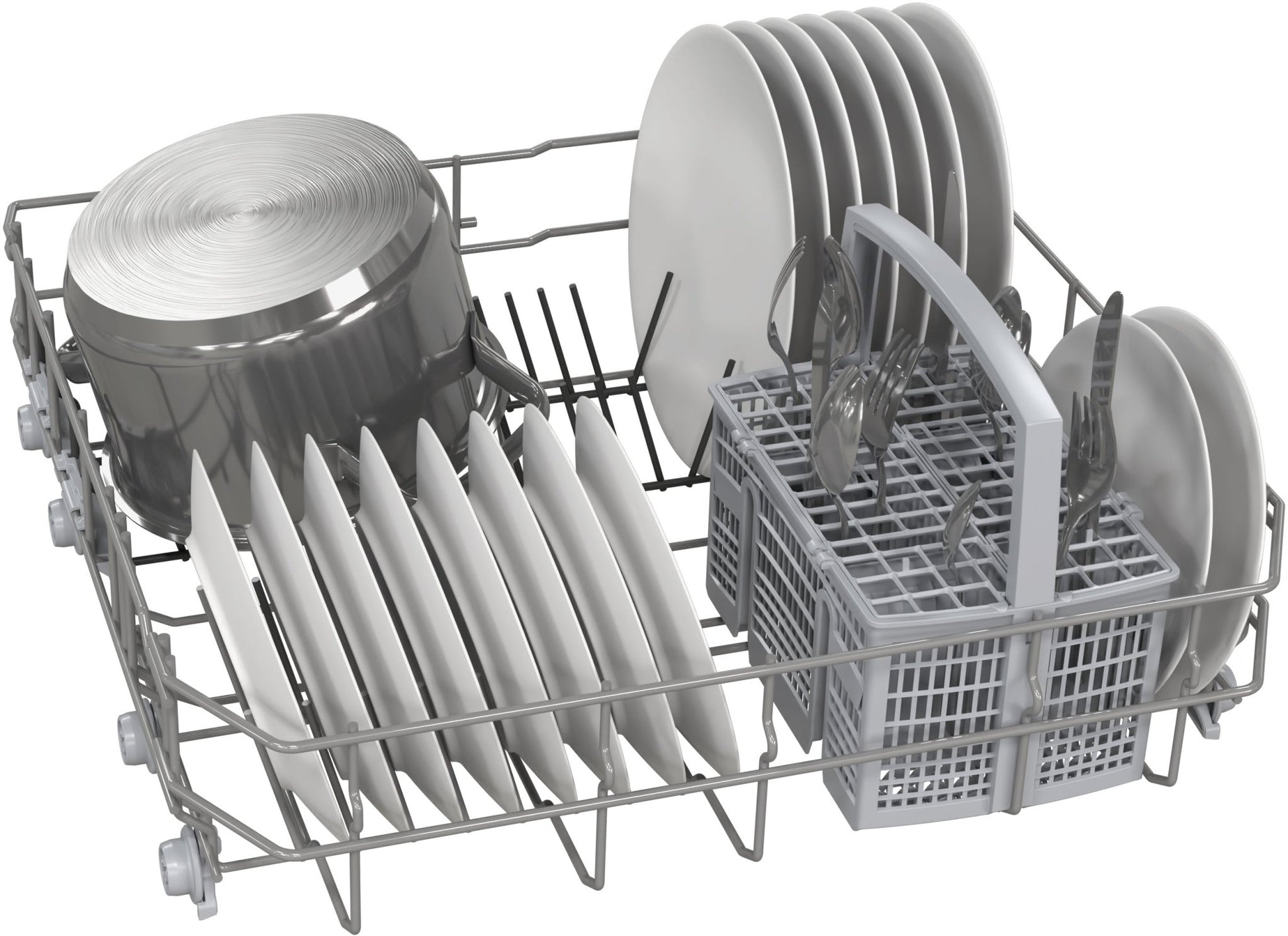Serie 4, Freistehender Geschirrspüler, 60 cm, weiss, SMS4HKW07E - MEGART