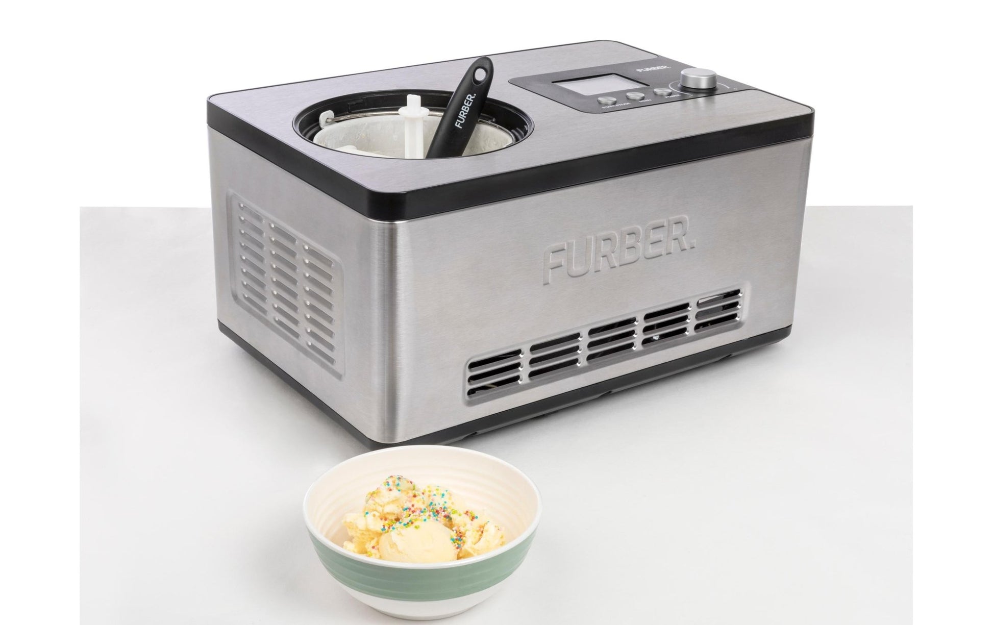 Glacemaschine Luigi Pro 1.5 l, Edelstahl - MEGART