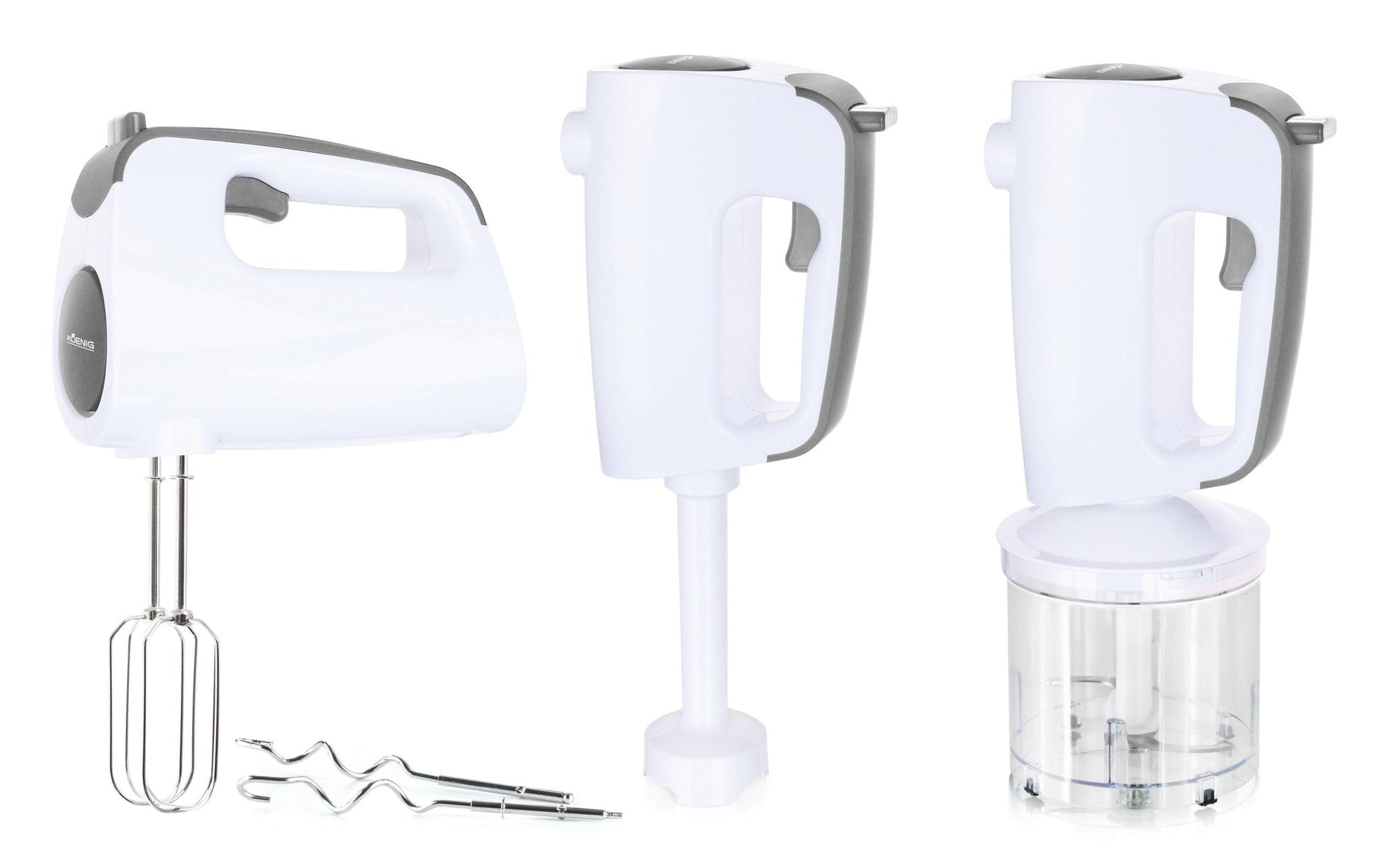 Handmixer 4 - in - 1 Weiss - MEGART