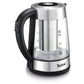 Wasserkocher BJ750D10 1.7 l, Schwarz/Silber - MEGART