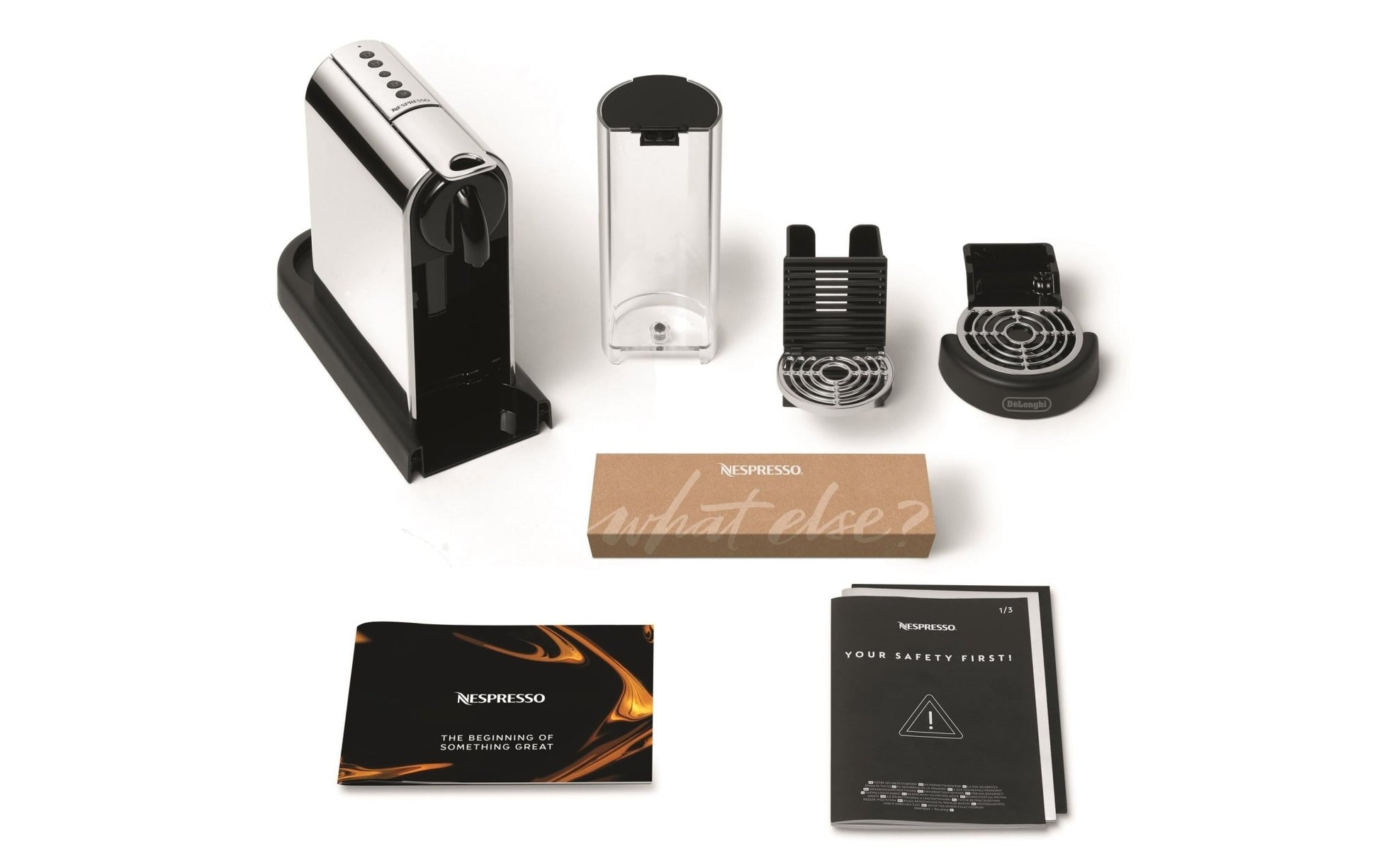 Kaffeemaschine Nespresso CitiZ Platinum EN220.M Silber - MEGART