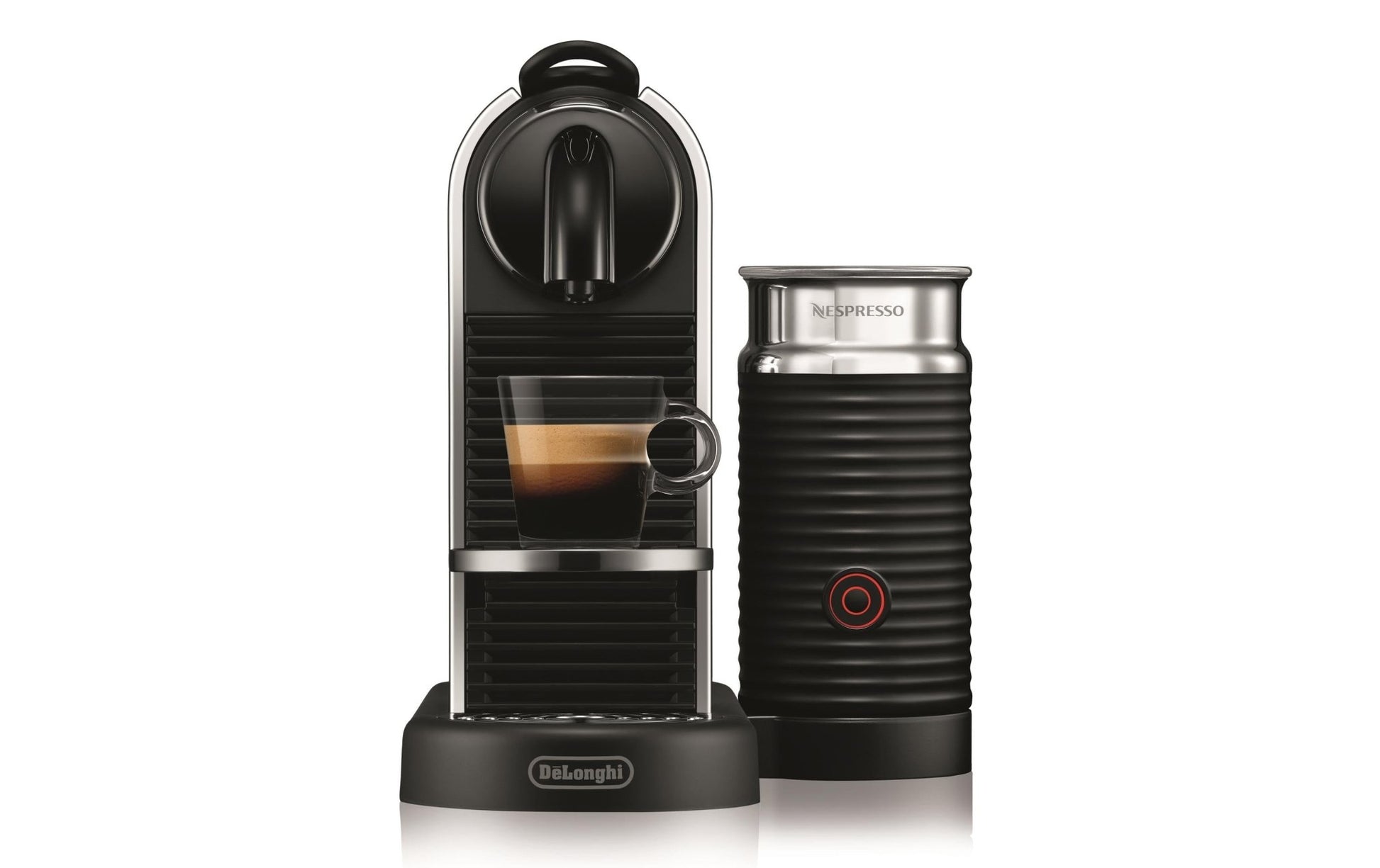 Kaffeemaschine Nespresso CitiZ Platinum&Milk EN330.M Silber - MEGART