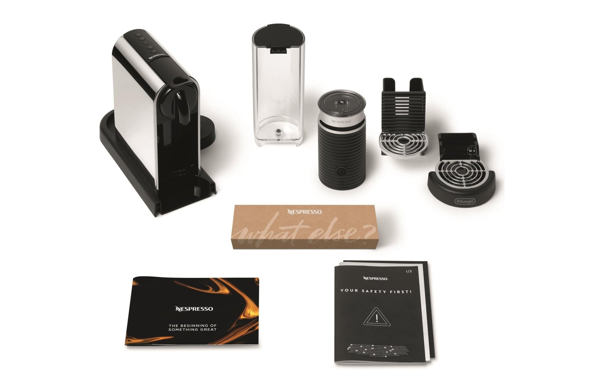 Kaffeemaschine Nespresso CitiZ Platinum&Milk EN330.M Silber - MEGART