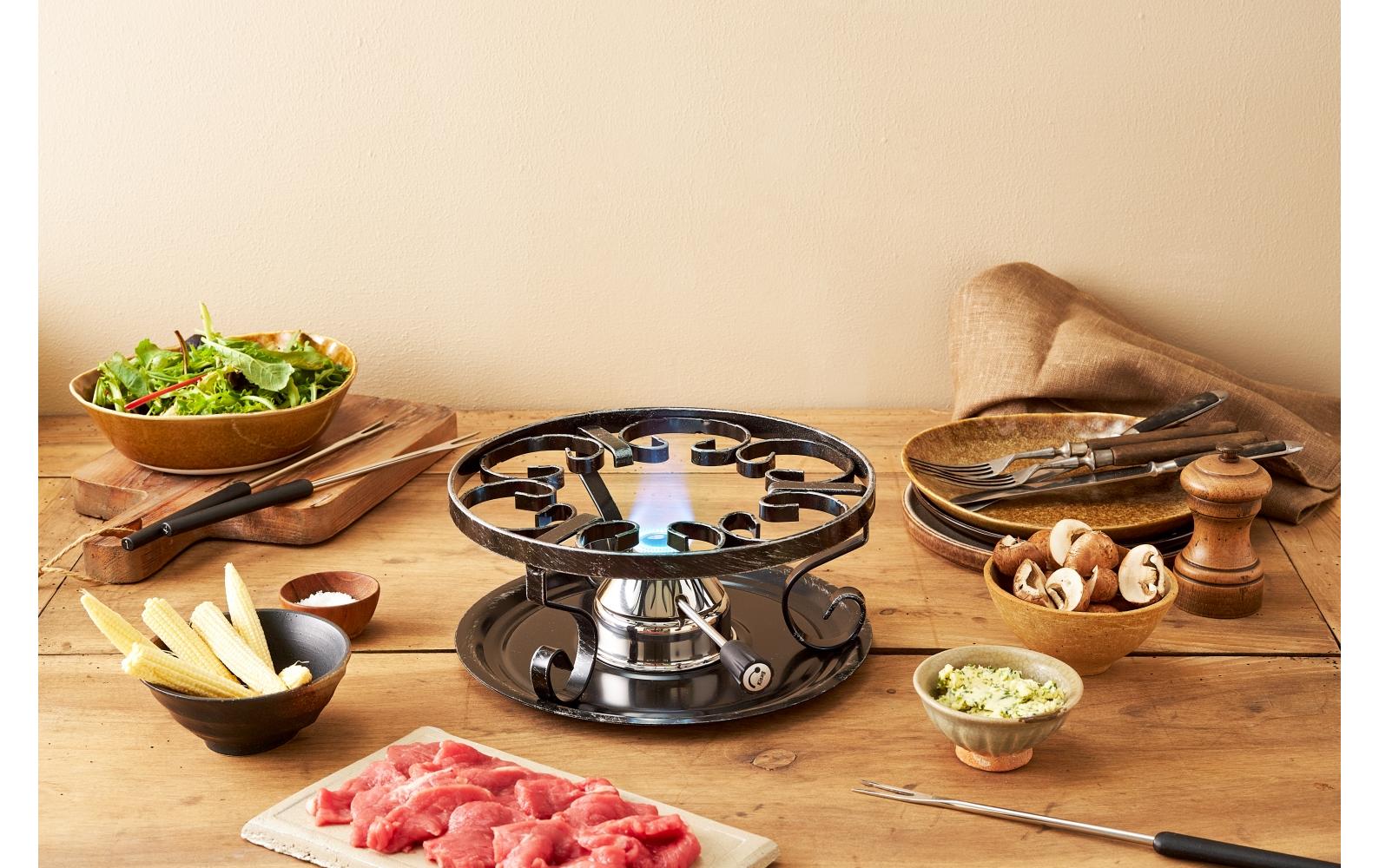 Fondue - Rechaud Rustica Schwarz - MEGART
