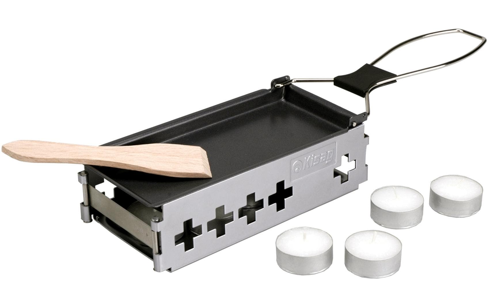Teelicht - Raclette Candle light to go Silber - MEGART