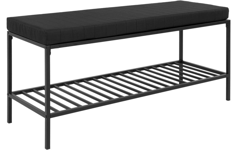 Sitzbank Vita 100 x 48.5 cm, Schwarz - MEGART