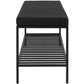 Sitzbank Vita 100 x 48.5 cm, Schwarz - MEGART