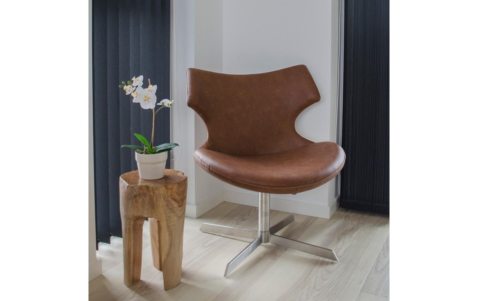 Hocker Rose 40 x 26 cm, Nature - MEGART