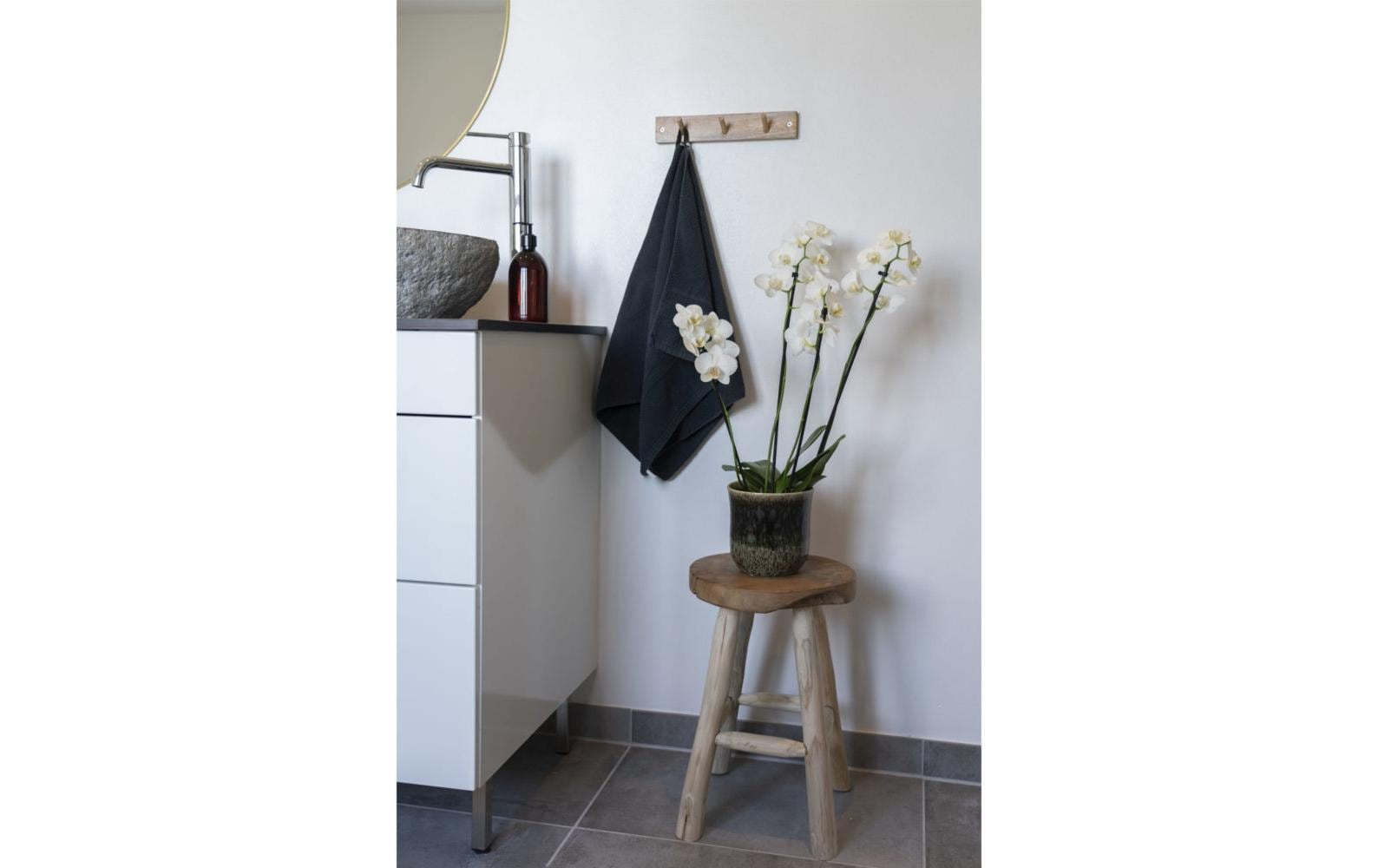 Hocker Badia 45 x 30 cm, Nature - MEGART