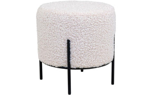 Hocker Alford 37 x 35.5 cm, Schwarz/Weiss - MEGART