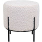 Hocker Alford 37 x 35.5 cm, Schwarz/Weiss - MEGART