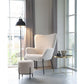 Hocker Alford 37 x 35.5 cm, Schwarz/Weiss - MEGART