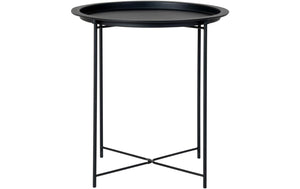 Beistelltisch Bastia 50.5 x 46.8 cm, Schwarz - MEGART