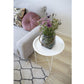 Beistelltisch Bastia 50.5 x 46.8 cm, Weiss - MEGART