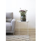 Beistelltisch Bastia 50.5 x 46.8 cm, Weiss - MEGART
