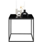 Beistelltisch Vita 45 x 45 cm, Schwarz - MEGART
