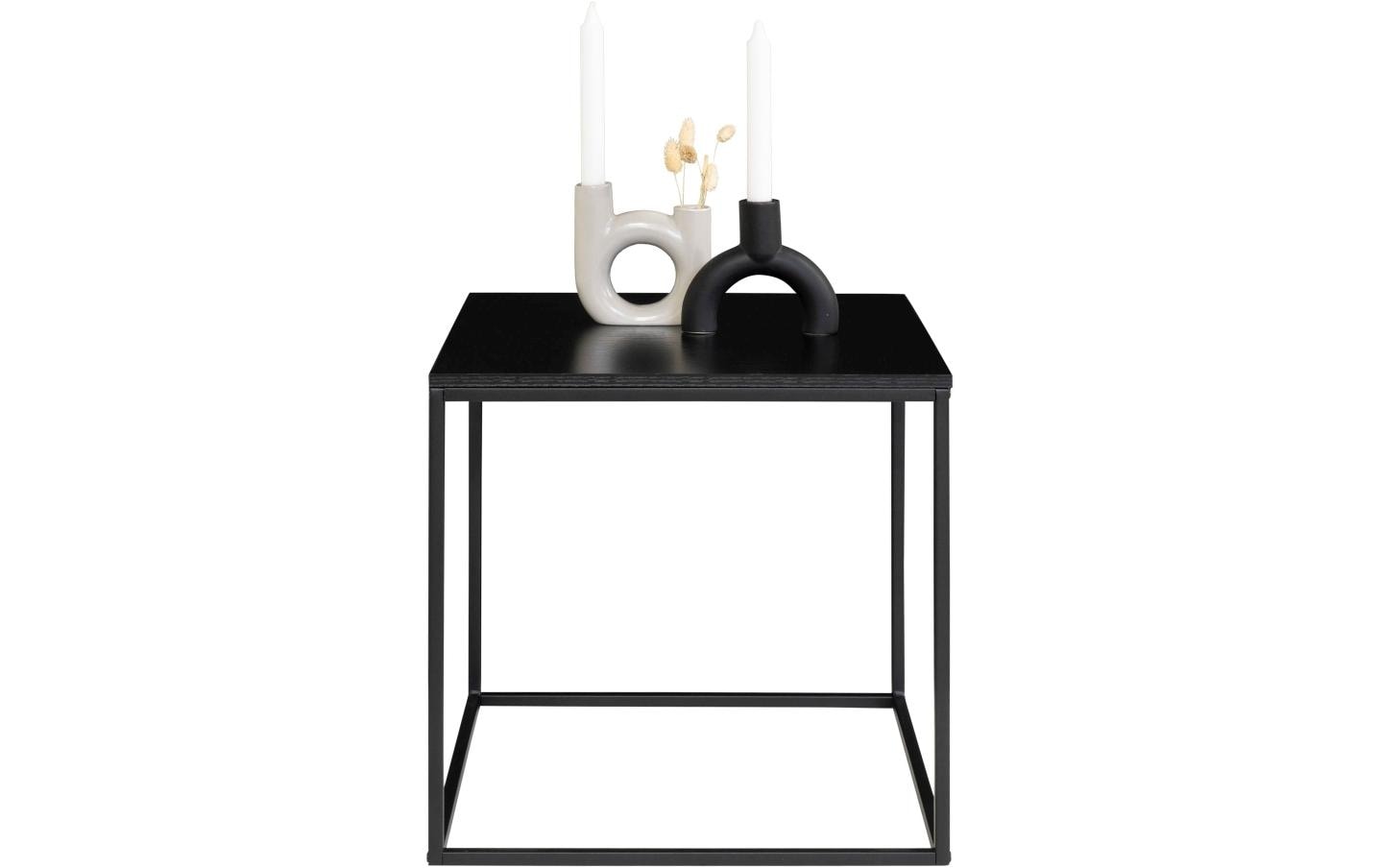 Beistelltisch Vita 45 x 45 cm, Schwarz - MEGART