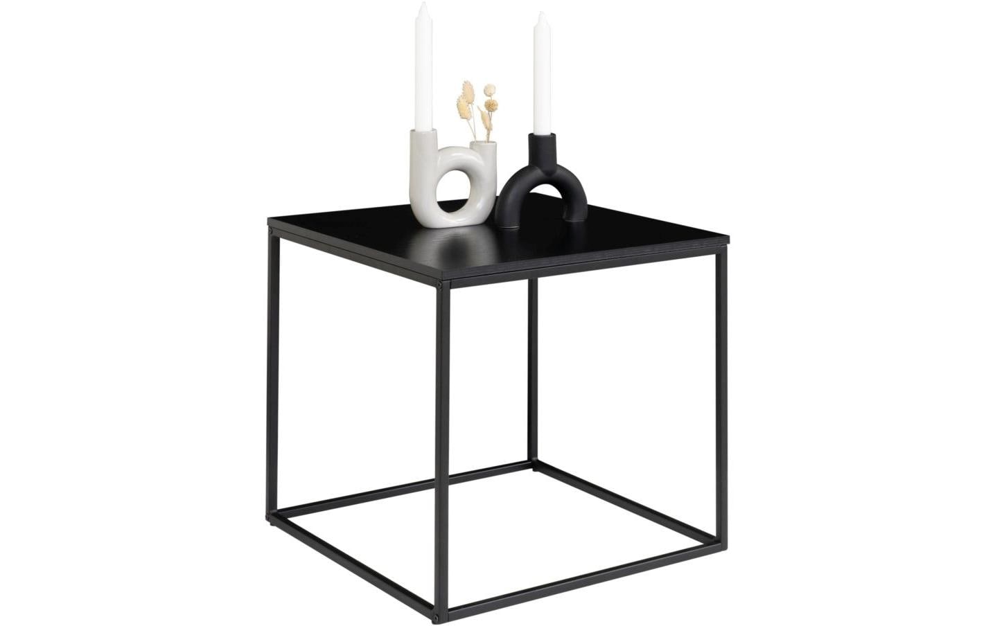Beistelltisch Vita 45 x 45 cm, Schwarz - MEGART
