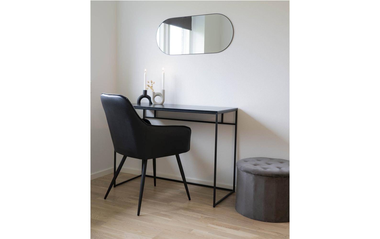 Konsolentisch Vita 100 x 75 cm, Schwarz - MEGART