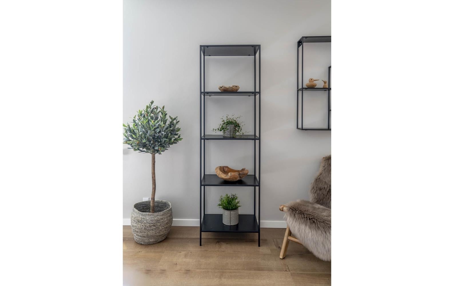 Regal Vita 170 x 51 cm, Schwarz - MEGART