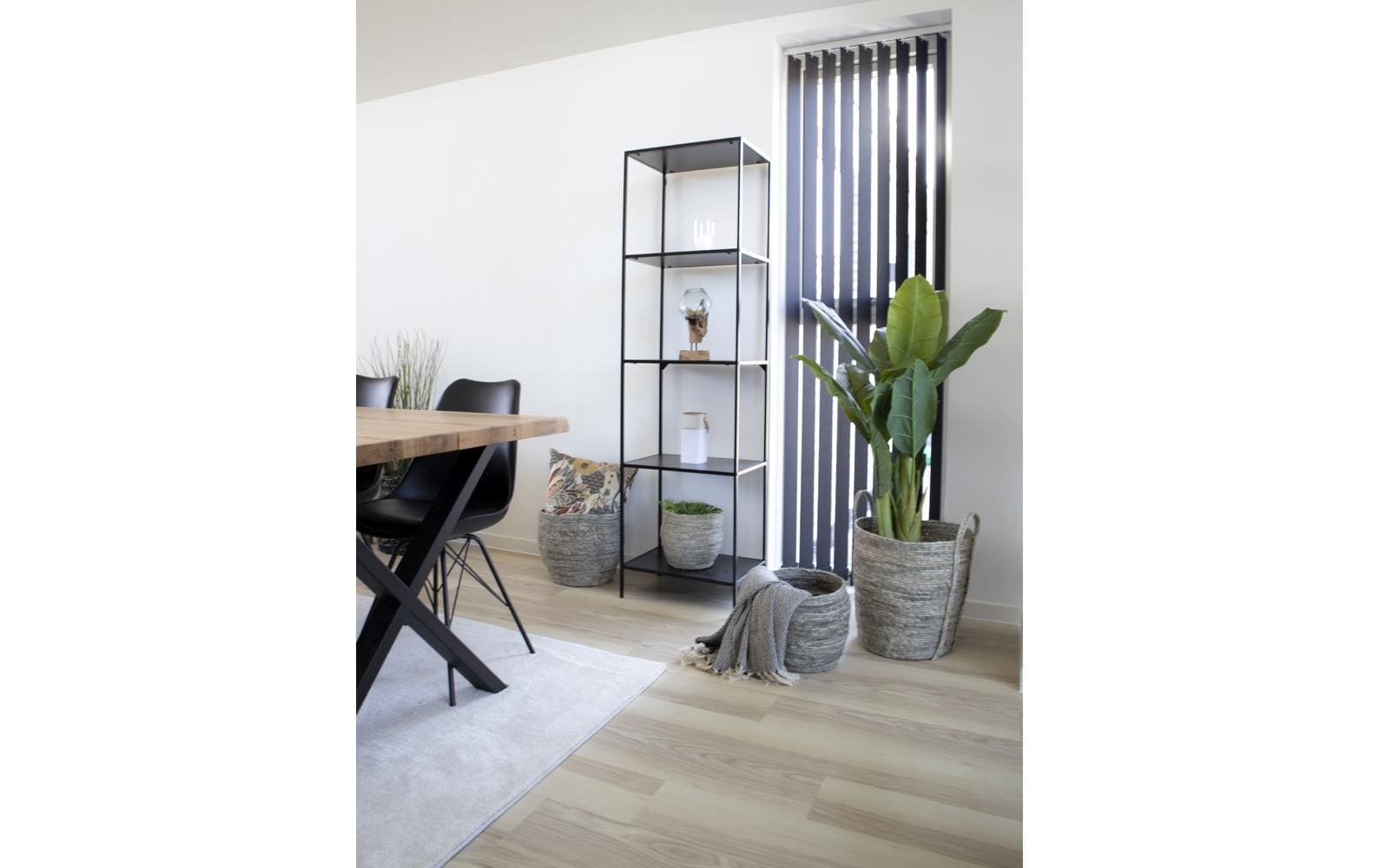 Regal Vita 170 x 51 cm, Schwarz - MEGART