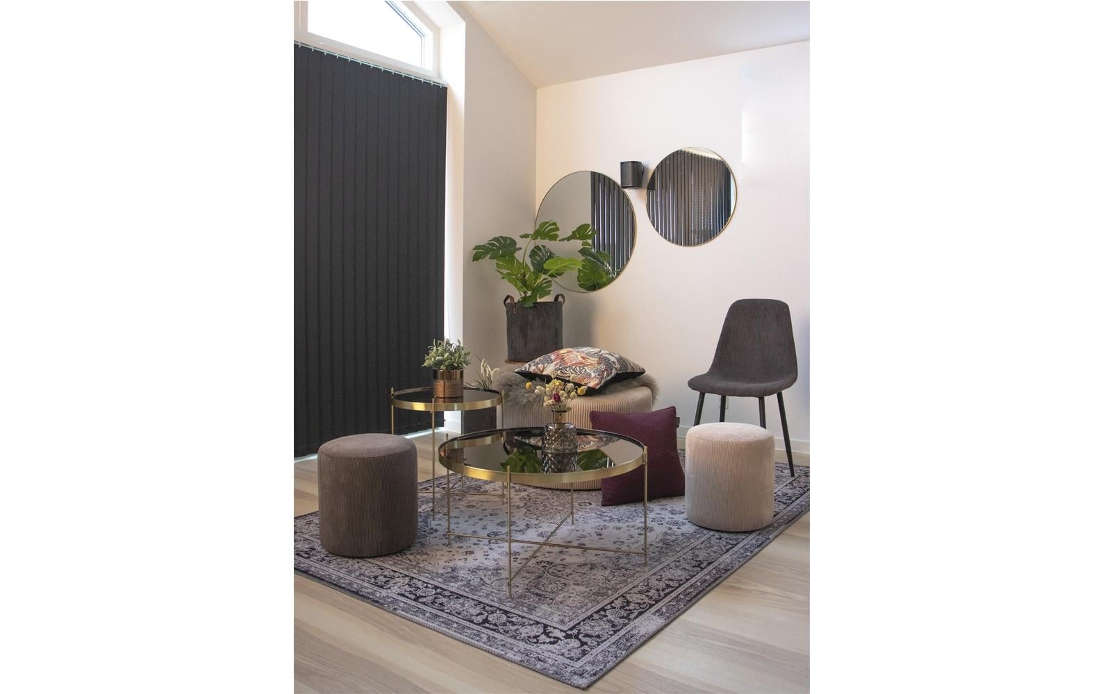 Spiegel Jersey Ø 80 cm, Messing - MEGART