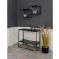 Wandregal Vita 36 x 36 cm, Schwarz - MEGART