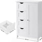 Kommode 55 x 81 cm, Weiss - MEGART