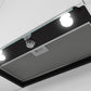 Serie 4, Integrierte Designhaube, 60 cm, Klarglas DBB66AF60 - MEGART