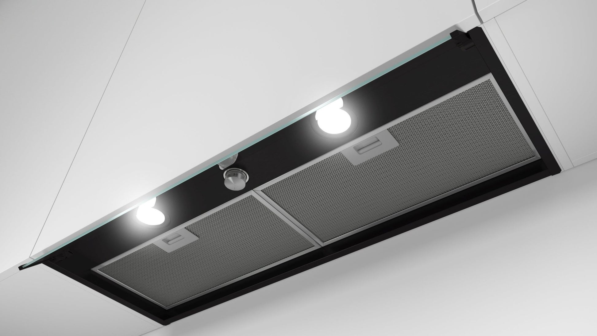 Serie 4, Integrierte Designhaube, 90 cm, Klarglas DBB96AF60 - MEGART