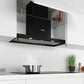 Serie 4, Integrierte Designhaube, 90 cm, Klarglas DBB96AF60 - MEGART