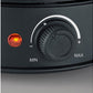 Fondue - Set All - in - One 11 Teile,Schwarz/Silber - MEGART