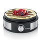 Fondue - Set All - in - One 11 Teile, Schwarz/Silber - MEGART