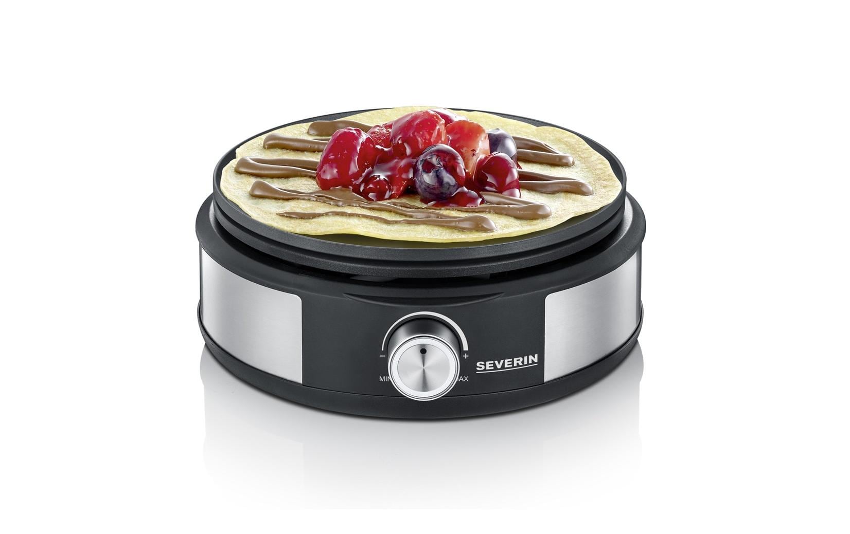Fondue - Set All - in - One 11 Teile, Schwarz/Silber - MEGART