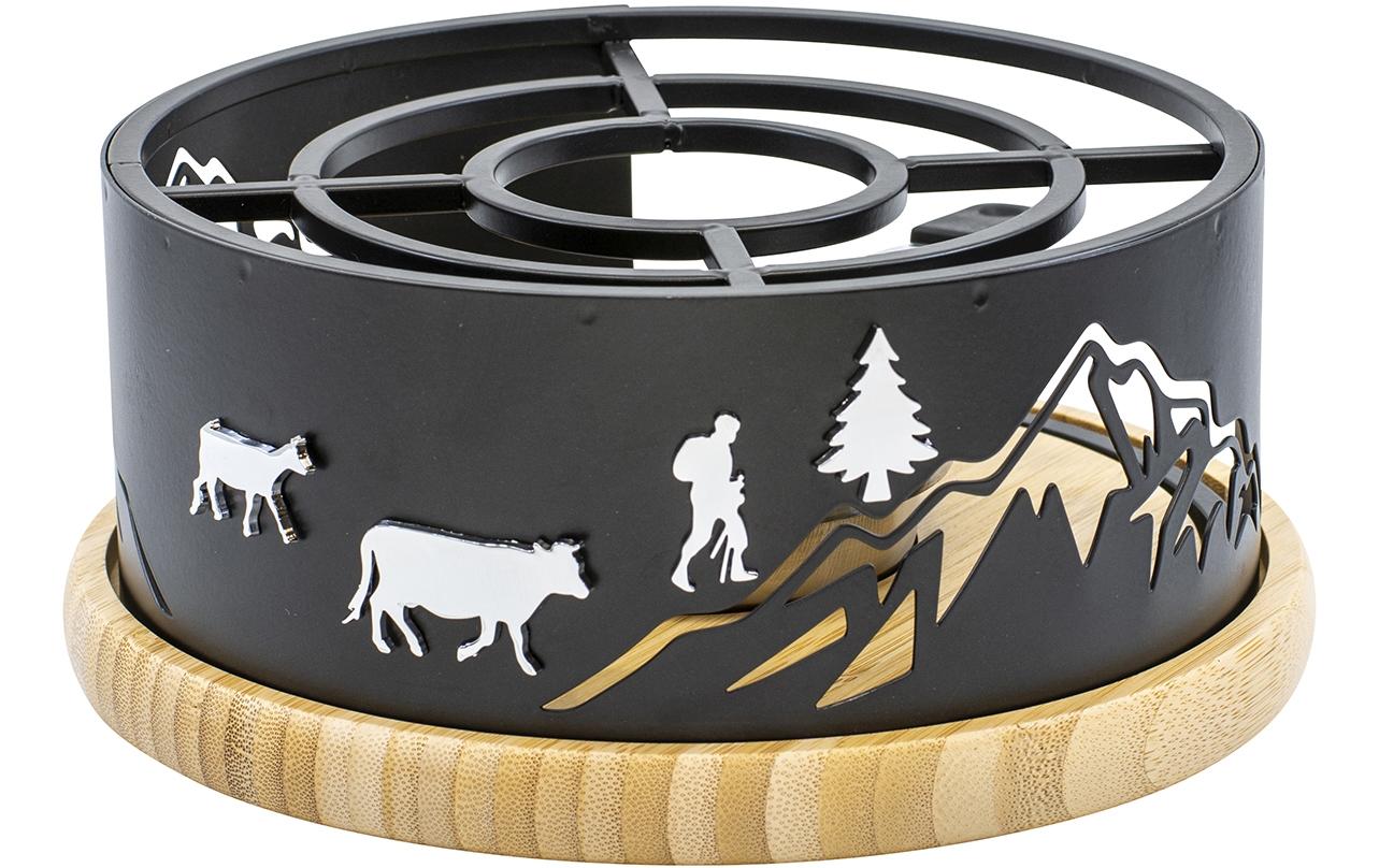 Fondue - Rechaud Magnetic Mountain Schwarz - MEGART