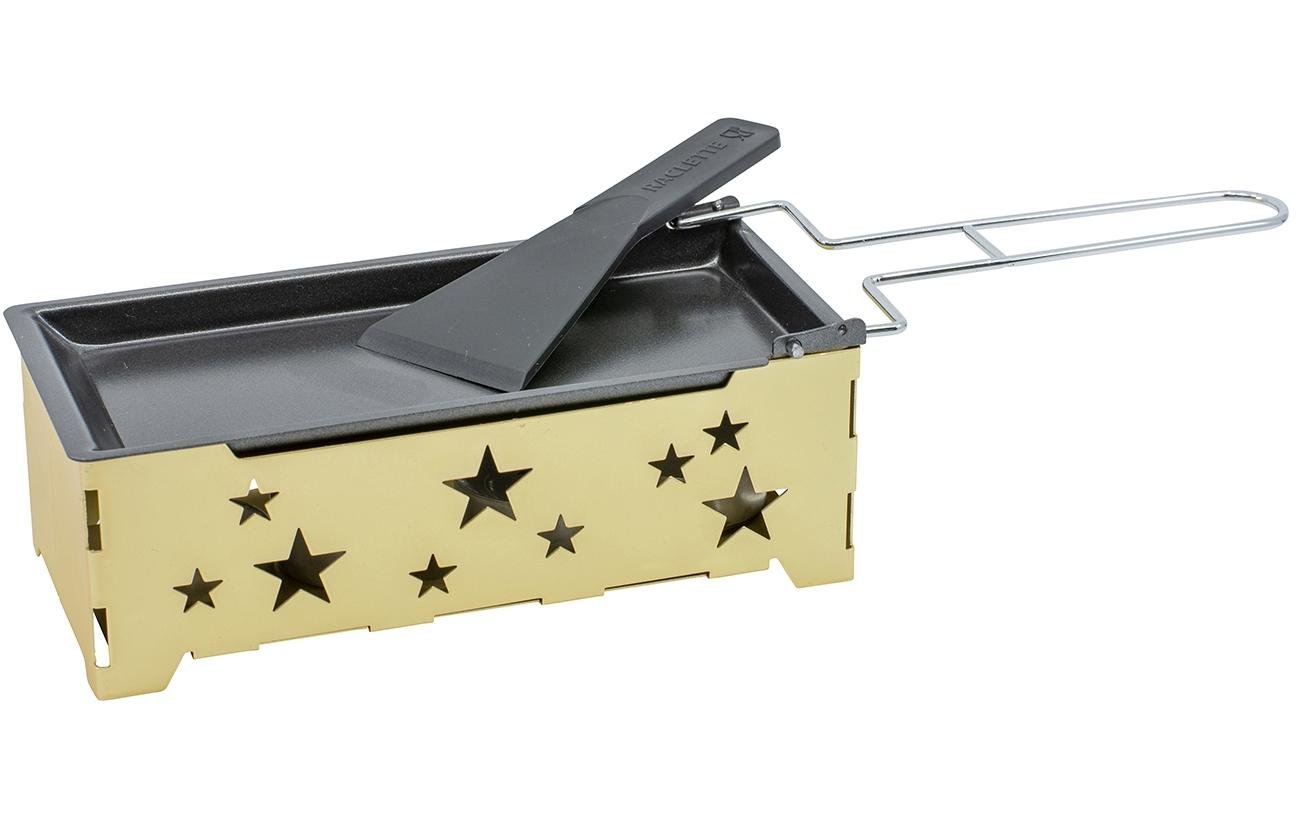 Teelicht - Raclette 2go Golden Star Gold/Schwarz - MEGART