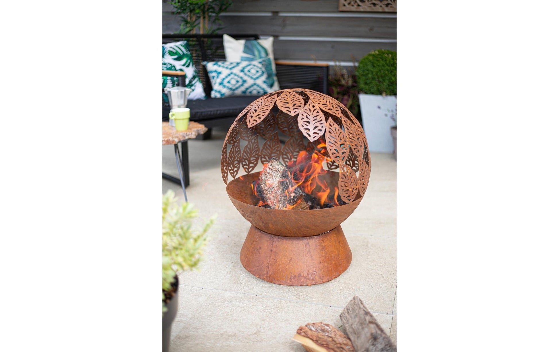 La Hacienda Feuerstelle Leaves - MEGART