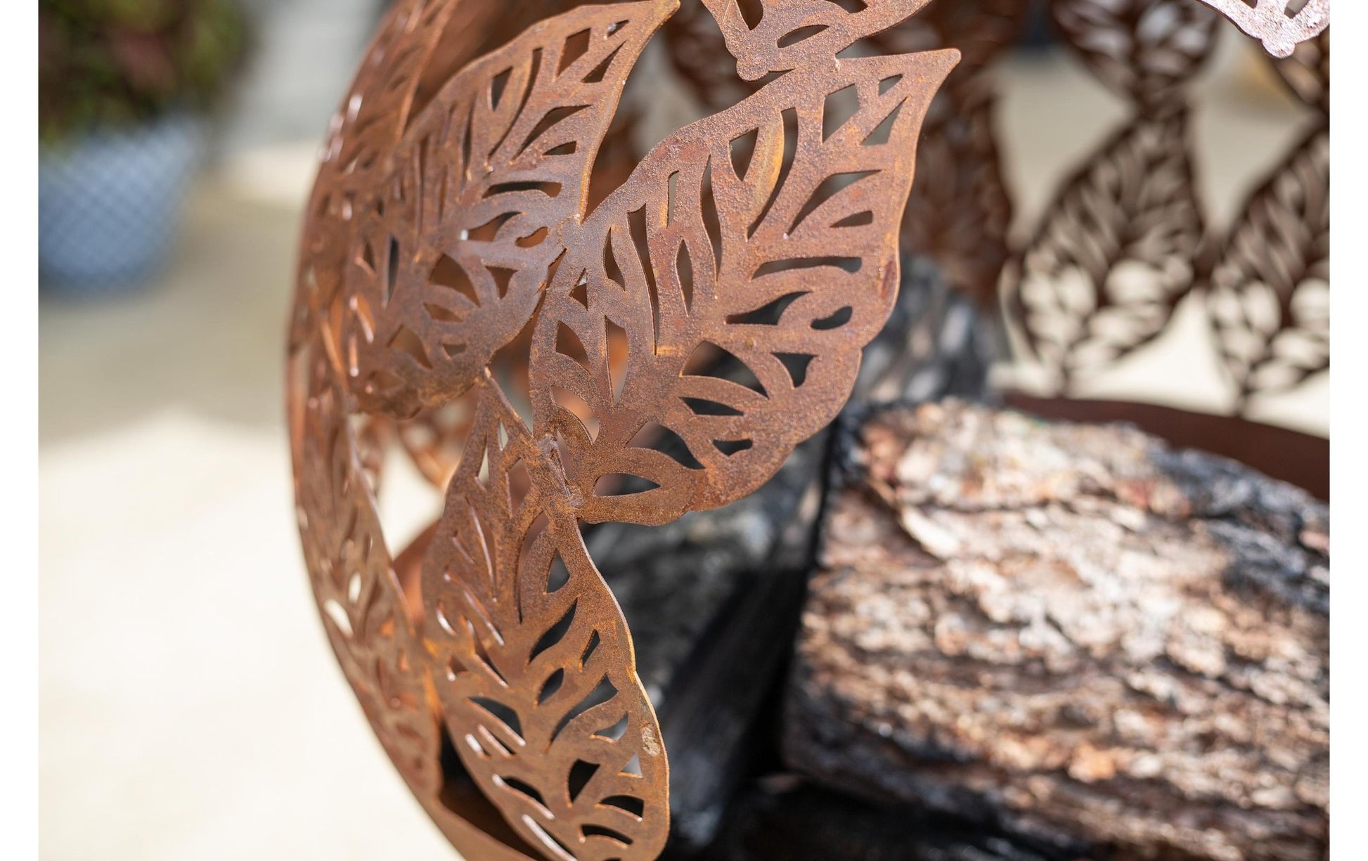 La Hacienda Feuerstelle Leaves - MEGART