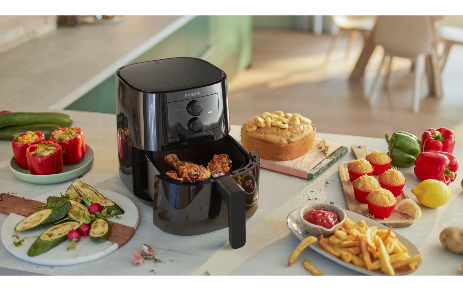 Heissluft - Fritteuse Essential Airfryer HD9200/91 0.8 kg - MEGART