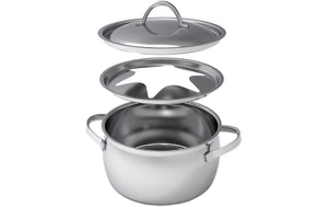 Fondue - Topf Verbier Silber - MEGART