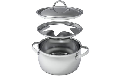 Fondue - Topf Verbier Silber - MEGART