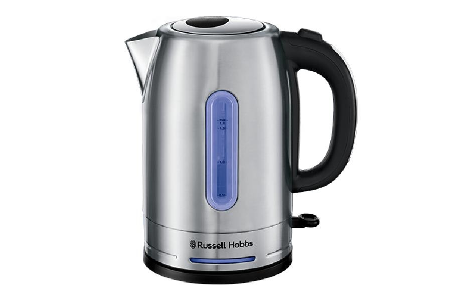 Wasserkocher Quiet 1.7 l, Silber - MEGART