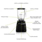 Standmixer Designer 650 Schwarz - MEGART