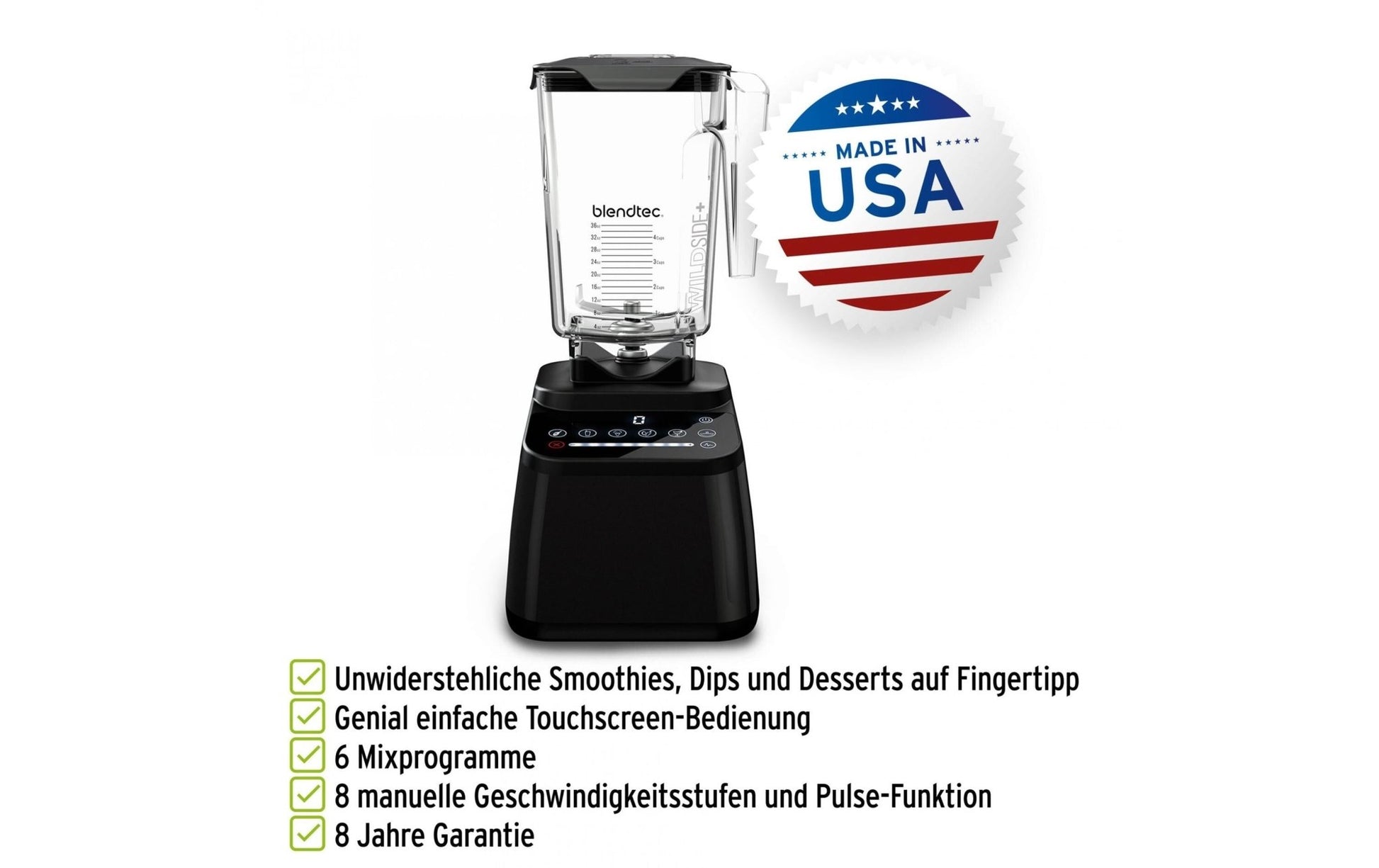 Standmixer Designer 650 Schwarz - MEGART