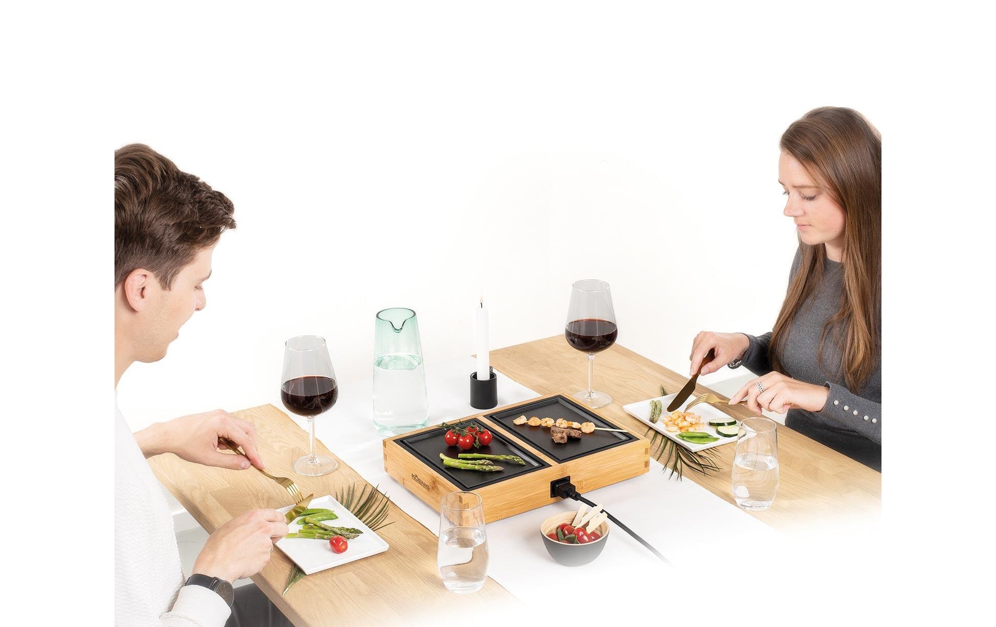 Tischgrill Dinner for 2 420 W - MEGART