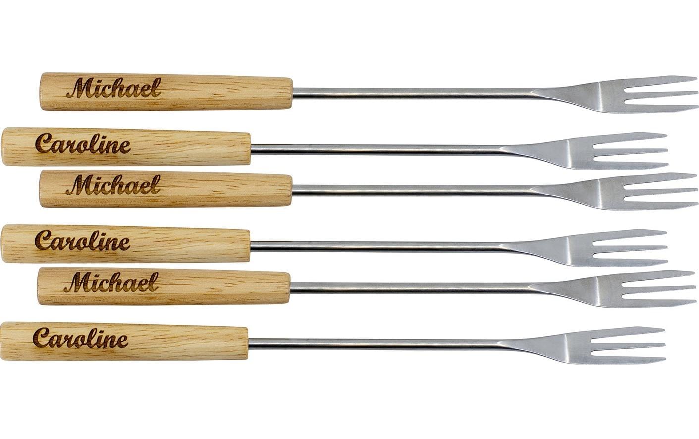 Käsefonduegabel Element personalisierbar 6 Personen - MEGART