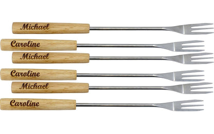 Käsefonduegabel Element personalisierbar 6 Personen - MEGART
