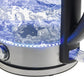 Wasserkocher 1.7 l, Schwarz/Silber - MEGART